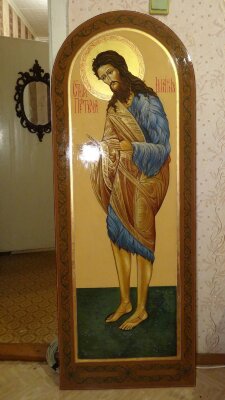 Икона ручной работы Иоанн Предтеча Для иконостаса